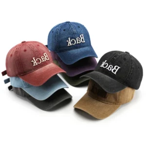 2026 Wash Black Faded Cap Wholesale