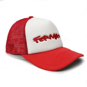 Custom 3d Embroidery logo Foam Trucker Mesh Hats 5 Panel Structured Baseball Cap Snap Back Trucker Hat With Mesh Embroidery logo