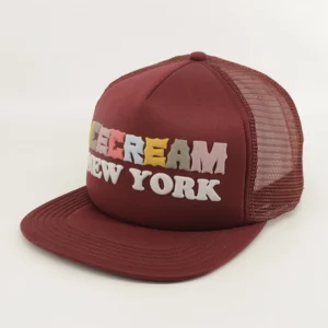 Polyester Trucker Hat Foam 6 Panel Plain Mesh Promotion Custom Multi Colors 3D Embroidery Baseball Hip Hop Fashion Beach