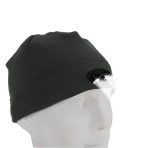 Black LED Beanie Cap Autumn Winter Powercap