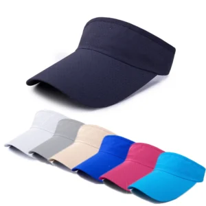 HV01 Wholesale Fashion Man Women Outdoor Sport Custom Logo Summer Blank Sunshade Plain Empty Visor Caps