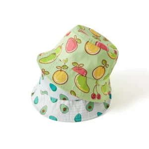 Custom Casual All Over Sublimation Print Logo Travel Bucket Hat Outdoor Nylon Fisherman Hat