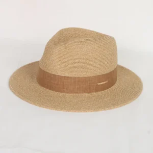 Wholesale Beach Sun Hat Wide Flat Brim Unisex Summer Sunscreen Panama Straw Hat With Band