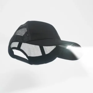 POWERCAP USB Rechargeable LED Light Mesh Trucker Cap