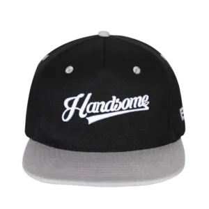 High Quality Embroidered Logo Two Tone Cotton Snapback Cap