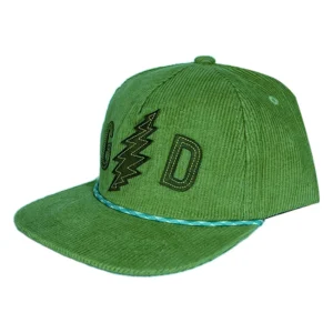Hs29 3d Embroidered Flat Bill Unstructured Corduroy Blank Hat Plain Panel Leather Strap Trucker Dad Snapback Cap