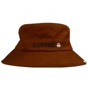 Cute Brown Cotton Soft Caps