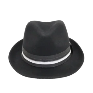 Wool Felt Jazz Cowboy Hat Ribbon Adjustable Outdoor Sports