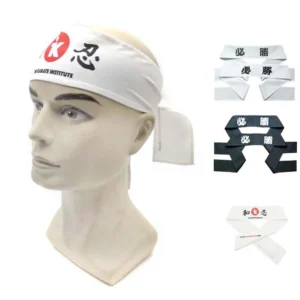 Factory Hot Sell White Cotton Japanese Traditional Headband Banzai Headband