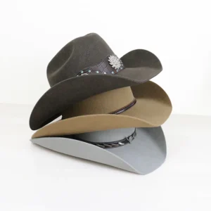 Manufacturer Factory Price Wholesale Custom Logo Western Cowboy Hat Unisex Adults Fedora Hats 100% Wool Felt