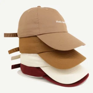 Custom Soft Cotton 6 Panel Baseball Cap Logo Embroidery Unstructured Vintage Dad Hat