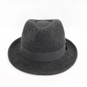 Unisex 100% Australian Wool Felt Fedora Hat Casual Outdoor Sports Mens Short Brim Adjustable Customizable Size Color Ribbon Four