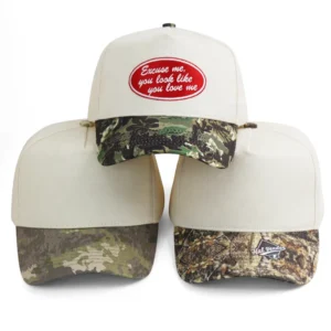 HBA54 Custom Logo Camo Baseball Hat