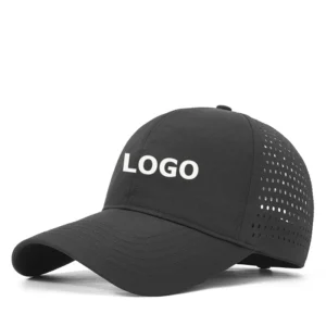 Summer Mesh Breathable Laser Cut Baseball Caps for Men Women Golf Sport Cap Nylon 5 Panel Hats for Travel Outdoor