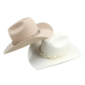 Wholesale Unisex Logo Fedora Felt Hat