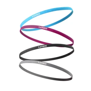 Custom LOGO Wholesale Tennis Gym 100% Polyester Sweatproof Sports Headband