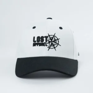 Unisex Two Tone 6-Panel Outdoor Baseball Hat Curve Brim Custom 3D Embroidery Logo Cotton Fabric Hat