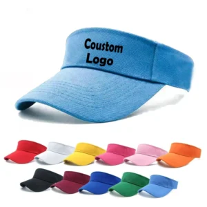 Plain Golf Sport Custom Sun Visor Cap Hat Top Hollow Golf Cap Outdoor Sports Sun Visor Fashion Customized Adjustable