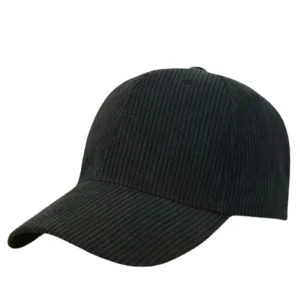 Classic Corduroy Cotton Baseball Caps Vintage Low Profile Dad Hat with Adjustable Strap Brass Buckle